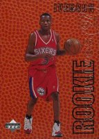 1996 Upper Deck Rookie Exclusives #R1 Allen Iverson Basketball Card