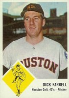 1963 Fleer #38 Dick Farrell Baseball Card