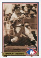 1991 Upper Deck Heroes of Baseball #H1 Harmon Killebrew Baseball Card