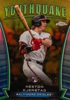 2024 Topps Chrome Youthquake #YQ15 Heston Kjerstad Gold Refractor Baseball Card
