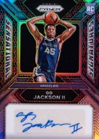 2023 Panini Prizm Sensational Signatures #SSGG GG Jackson II Snakeskin Basketball Card