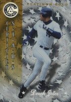 1997 Pinnacle Totally Certified #141 Derek Jeter Platinum Gold Baseball Card