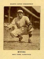 1912 Plow's Candy # Chief Meyers Correct spell Meyers Baseball Card