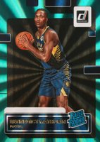 2022 Panini Donruss #206 Bennedict Mathurin Green Holo Laser Basketball Card