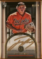 2024 Topps Museum Collection Museum Framed Autographs #JH Jackson Holliday Gold Baseball Card