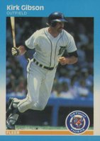 1987 Fleer Glossy #151 Kirk Gibson Baseball Card