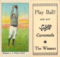 1909 Nadja Caramel # Sherry Magee Baseball Card