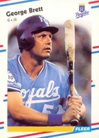 1988 Fleer #254 George Brett Baseball Card