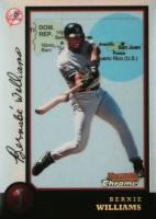 1998 Bowman Chrome International #24 Bernie Williams Refractor Baseball Card