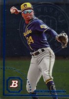 2022 Bowman Heritage Base Foil Variations #94FVJC Jackson Chourio Baseball Card