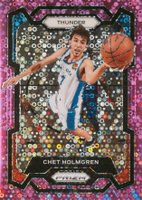 2023 Panini Prizm #115 Chet Holmgren Pink Fast Break Basketball Card