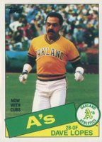 1985 Topps Mini #12 Davey Lopes Baseball Card