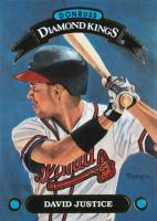 1992 Donruss Diamond Kings #DK-6 David Justice Baseball Card