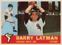 1960 Topps #41 Barry Latman Baseball Card