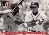 1996 Upper Deck #219 Barry Larkin/Chipper Jones Baseball Card