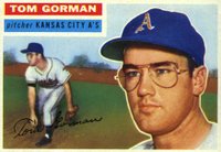1956 Topps #246 Tom Gorman Baseball Card