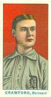 1910 Nadja Caramels #8 Sam Crawford Blank Back Baseball Card