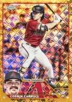 2023 Topps Chrome Logofractor Edition #95 Corbin Carroll Gold Refractor Baseball Card