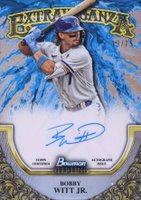 2024 Bowman Sterling Sterling Extravaganza Autographs #SEABW Bobby Witt Jr. Baseball Card