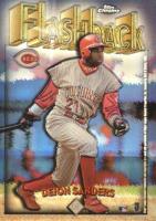 1998 Topps Chrome Flashback #FB9 Deion Sanders Refractor Baseball Card
