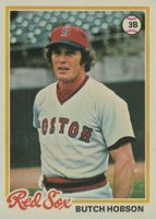 1978 Topps #155 Butch Hobson Baseball Card