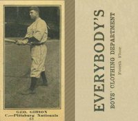 1916 Everybody's #68 Geo. Gibson Baseball Card
