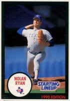 1990 Kenner Starting Lineup  # Nolan Ryan Black & White Border Baseball Card
