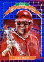 2020 Panini Donruss Optic #9 Mike Trout Pandora Purple Baseball Card