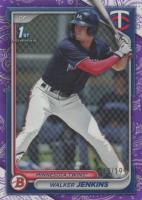 2024 Bowman Paper Prospects #BP43 Walker Jenkins Purple Pattern Baseball Card