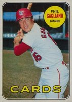 1969 Topps #609 Phil Gagliano Baseball Card