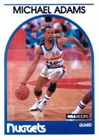 1989 Hoops #52 Michael Adams Basketball Card