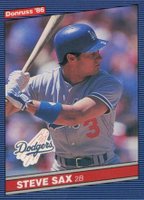 1986 Donruss #540 Steve Sax Baseball Card