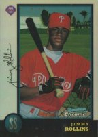 1998 Bowman Chrome #181 Jimmy Rollins Refractor Baseball Card