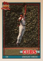 1991 Topps Tiffany #463 Dwight Smith Baseball Card