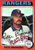 1975 Topps Mini #542 Pete Broberg Baseball Card