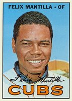 1967 Topps #524 Felix Mantilla Baseball Card