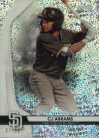 2020 Bowman Sterling #BPR26 CJ Abrams Speckle Refractor Baseball Card