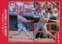 1988 Star Mattingly/Schmidt #1 Mattingly/Schmidt Checklist Baseball Card