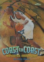 1998 Topps Chrome Coast to Coast #CC12 Anfernee Hardaway Refractor Basketball Card