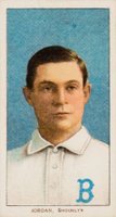 1909 White Borders Piedmont & Sweet Caporal #243 Tim Jordan Brooklyn-Portrait Baseball Card