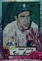 2022 Topps X Naturel 1952 Encased Art Cards #A2 Yogi Berra Coral Foil Baseball Card