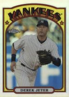 2013 Topps Chrome 1972 Topps Insert #DJ Derek Jeter Baseball Card