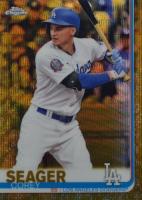2019 Topps Chrome #106 Corey Seager Gold Wave Refractor Baseball Card