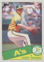 1985 Topps #293 Curt Young Baseball Card