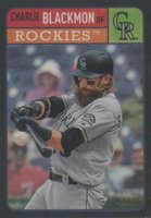 2019 Topps Brooklyn Collection  #12 Charlie Blackmon Black Baseball Card