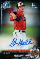 2017 Bowman Draft Chrome Draft Picks Autographs  #CDADH D.L. Hall Baseball Card