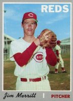 1970 Topps #616 Jim Merritt Baseball Card