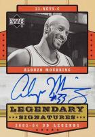 2003 Upper Deck Legends Legendary Signatures #LS-AM Alonzo Mourning Basketball Card