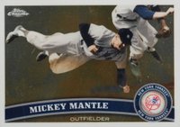 2011 Topps Chrome #7 Mickey Mantle Baseball Card