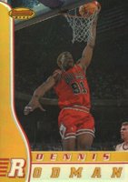 1996 Bowman's Best #40 Dennis Rodman Refractor Basketball Card